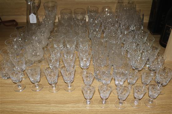 Suite of Webb glassware